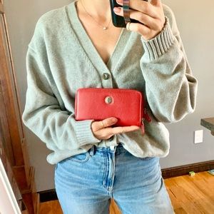 STONEMOUNTAIN Leather Compartment Wallet Purse